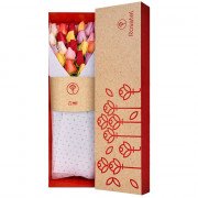 Caja 3R Natural con 25 Rosas Variadas