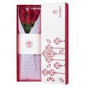 Caja Blanca con 6 Rosas Rosatel