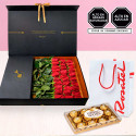 Compra online caja prime Rosatel 30 rosas y chocolates Ferrero Rosatel