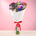Compra online ramo estilo casual tonos rojos y morados Rosatel