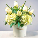 Arreglo Pureza Rosas y Flores Rosatel