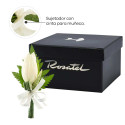 Corsage con Tulipán Blanco Rosatel