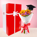 Ramo flores de graduación Rosatel