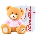 Peluche Hugo Rosado Huellitas Rosatel