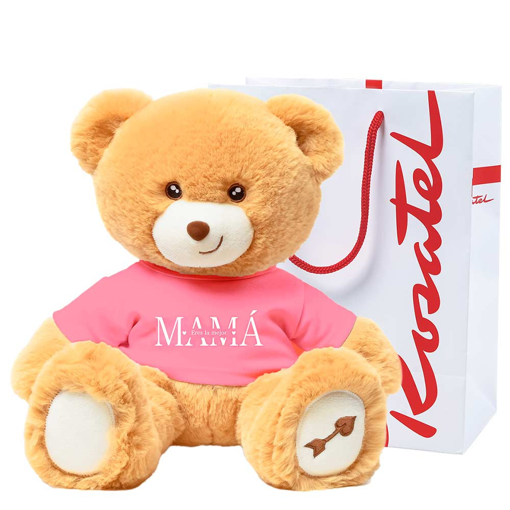 Peluche Hugo eres la mejor mamá Rosatel