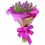 Ramo con 15 Tulipanes Lilas