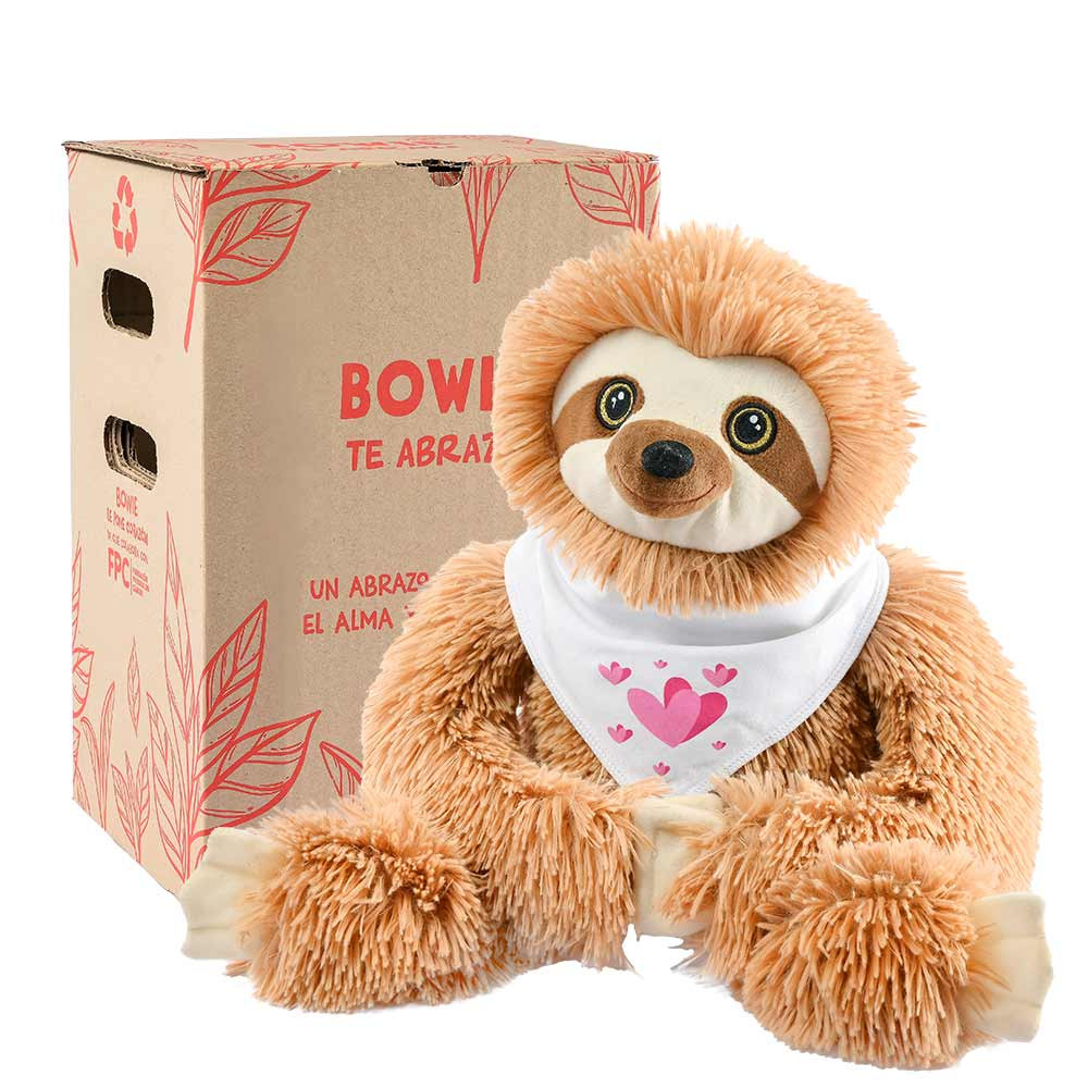 Bowie Perezoso Bandana Corazones en caja Rosatel