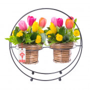 Arreglos Diseño Aro con Tulipanes