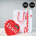 Caja Corazón Bom Chocolates Cacaosuyo Rosatel