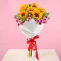 Ramo de girasoles y flores Rosatel