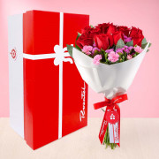 Ramo Rosas Rojas y Flores