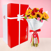 Ramo Rosas y Girasoles