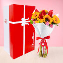 Ramo rosas y girasoles Rosatel