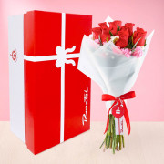 Ramo con Rosas Rojas y Flores