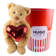 Hugo con Corazón Brillante
