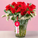 Arreglo floral con rosas y flores Rosatel