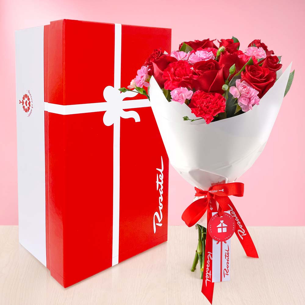 Ramo de rosas de amor y flores Rosatel