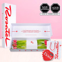 Regalos de cumpleaños caja 12 tulipanes y chocolates bom Rosatel