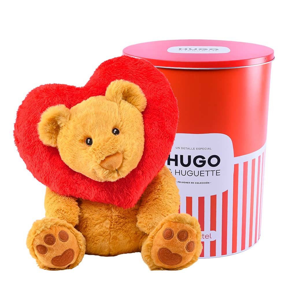 Peluches de amor Hugo corazón Rosatel