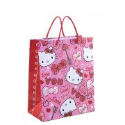 Bolsa Mediana Línea Corazones de Hello Kitty