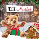 Tarjeta 3D Hugo & Huguette Feliz Navidad Rosatel