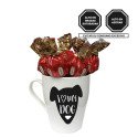 Taza Dog Petlover con bombones Sorini Rosatel