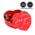 Caja Corazón I love you con bombones Sorini Rosatel