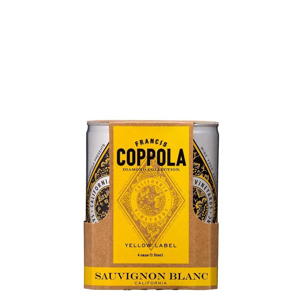 Four Pack Vino Blanco Sauvignon Blanc Coppola Diamond Collection Rosatel