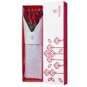 Caja Blanca con 12 Rosas Rosatel