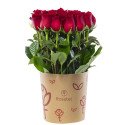 Sombrerera 3R Natural Grande con 25 Rosas Rosatel