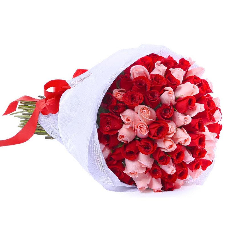 Para mi novia ramo con 50 rosas Rosatel Lima