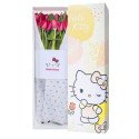 Caja Línea Floral de Hello Kitty con 12 Tulipanes Rosatel