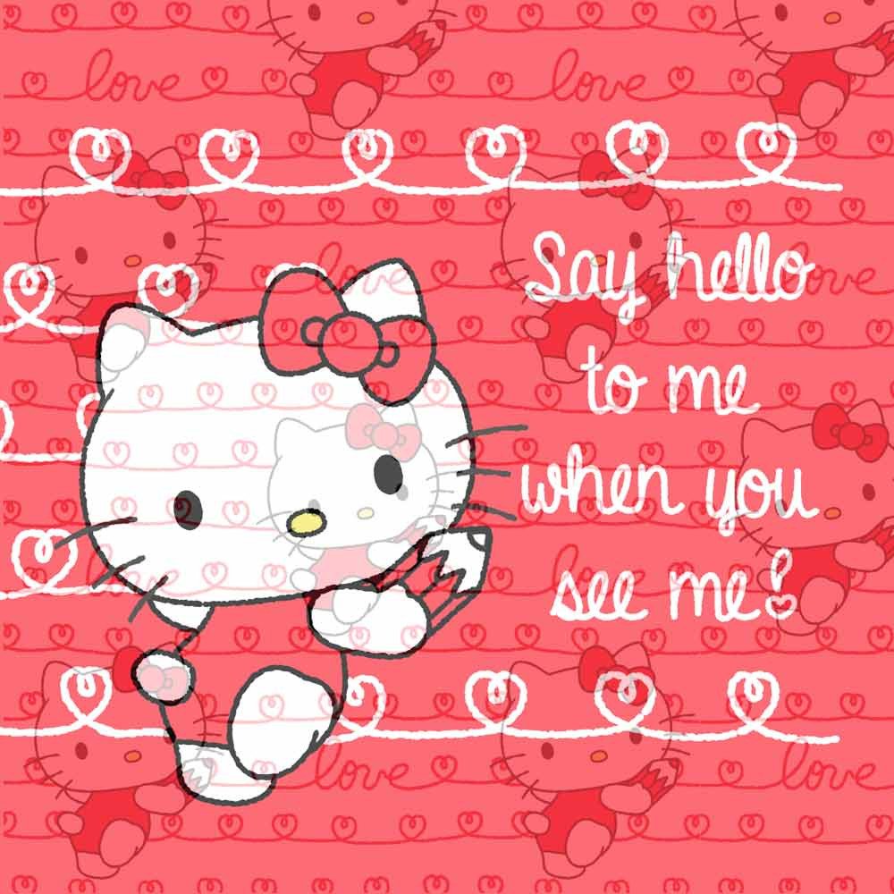 Tarjeta 3D Hello Kitty Amor Rosatel