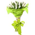 Ramo con 25 Tulipanes Blancos Rosatel