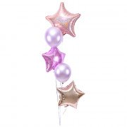 Bouquet Globos Estrella Golden Rose