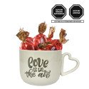 Taza Love is in The Air con Bombones Sorini Rosatel