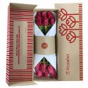 Caja Natural Rosatel Nueva Edición con 12 Rosas Rosatel