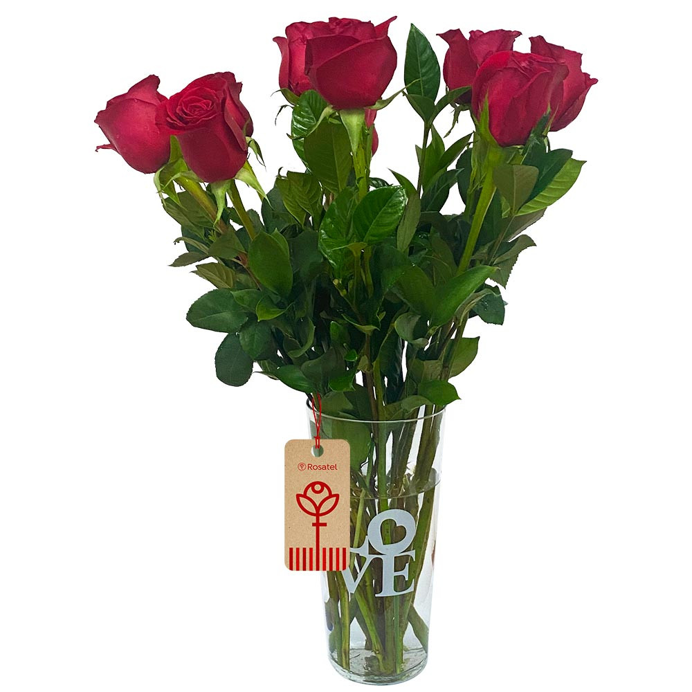Arreglo Love 12 Rosas Rosatel