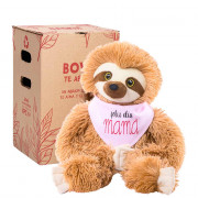 Bowie Perezoso Bandana Rosada Feliz Día Mamá