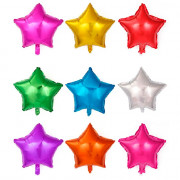 Globo Estrella 9" Colores Variados