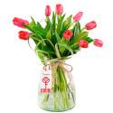 Arreglo Romance Tulipanes Rojos Rosatel
