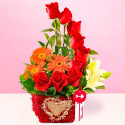 Arreglo Amor Rosas y Flores Rosatel