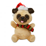 Perrito Pug Navideño