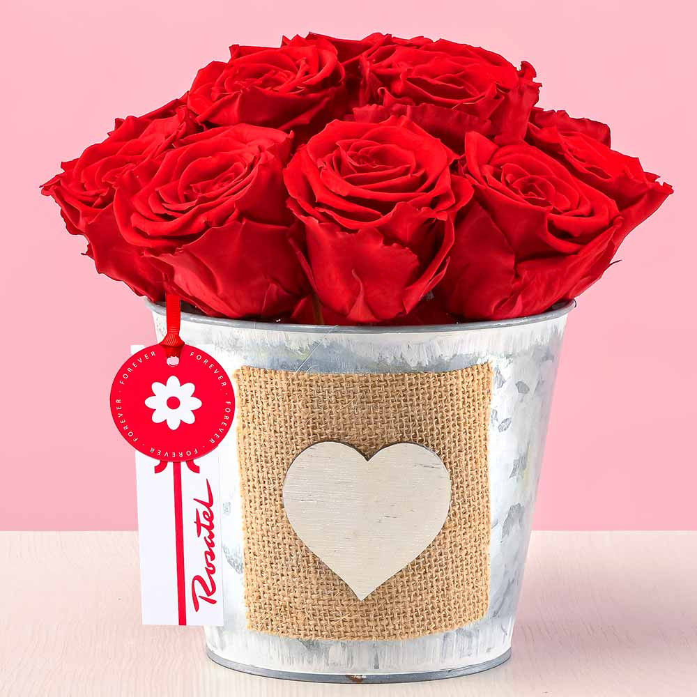 Arreglo Amor Rosas Preservadas Rosatel
