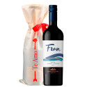 Vino tinto Fran Blend en funda te amo Rosatel