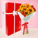 Ramo de girasoles y flores para mi amor Rosatel