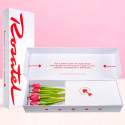 Compra online caja Rosatel con 6 tulipanes Rosatel