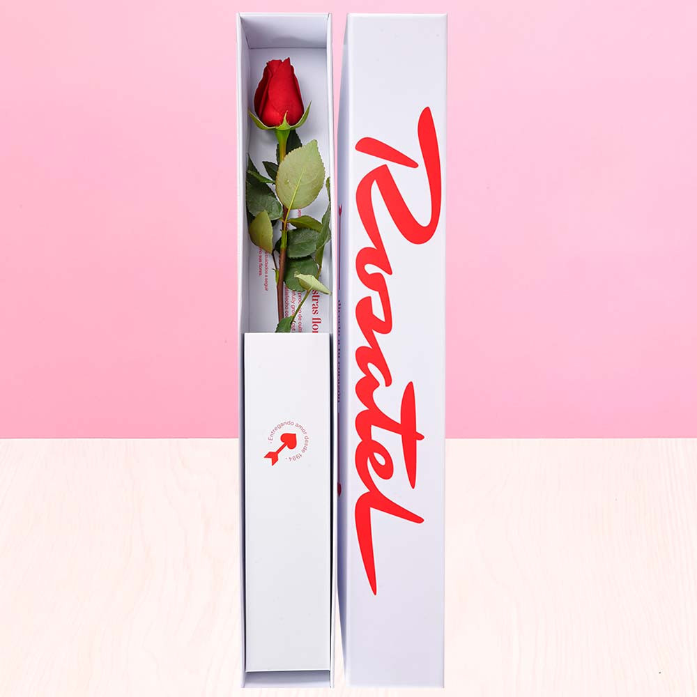 Caja Rosatel con 1 Rosa Rosatel