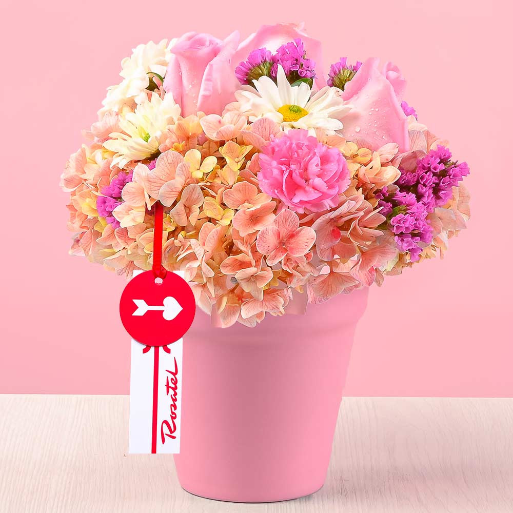 Compra online arreglo dulzura floral Rosatel