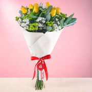 Ramo Estilo Premium Rosas Amarillas